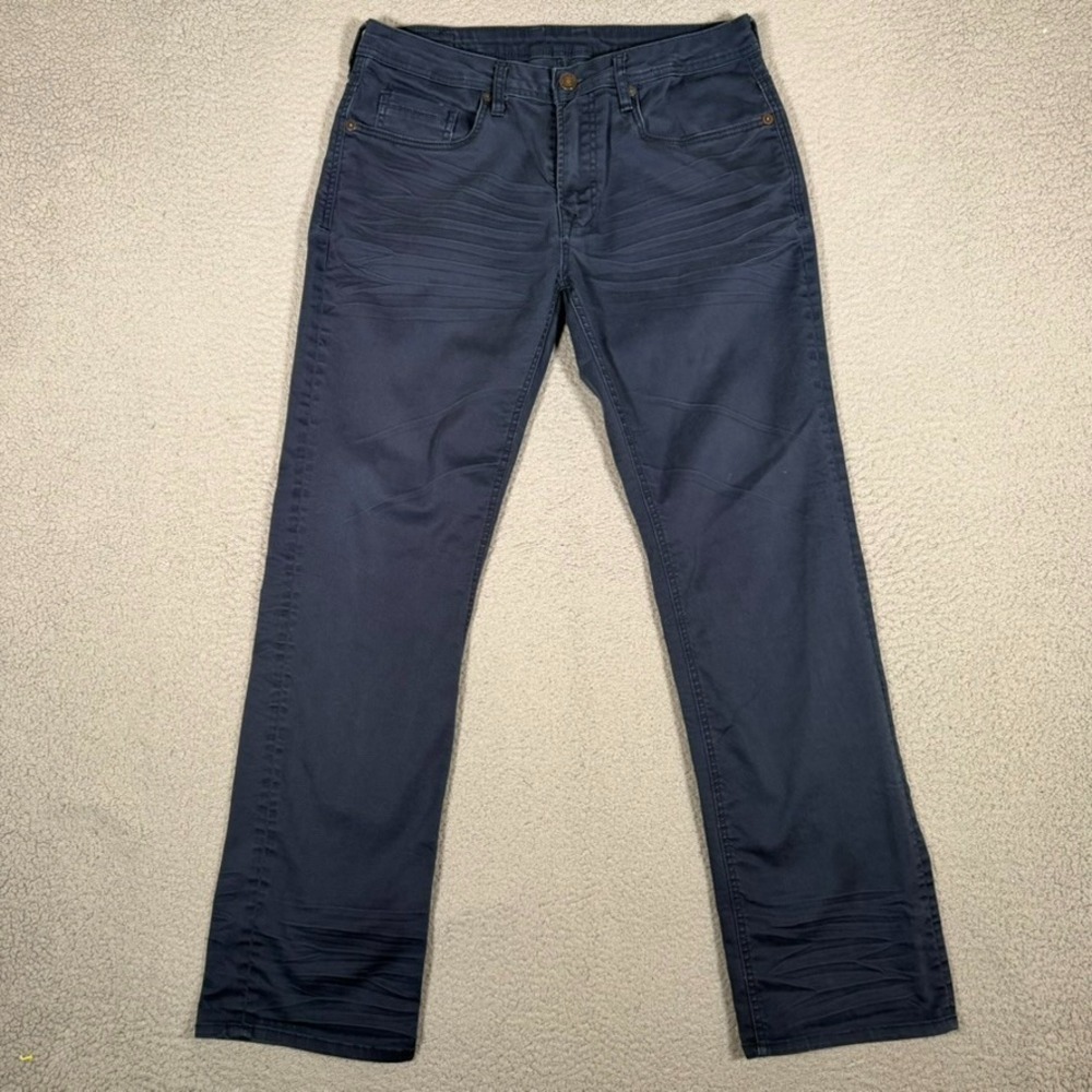 Buffalo David Bitton Jeans Mens 32x31 Blue Straight Fit 5 Pocket Six X Preppy